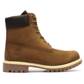 Timberland Premium 6 Inch Nubuck Mens Outdoor Boots - Dark Wheat - Size:UK 9.5