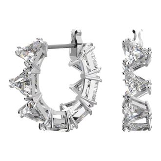 Swarovski Aros de Aro para Mujer Corte Trilliant Plata- Blanco Matrix 5632467 - Accessories - Mujer - Gris - ONE SIZE