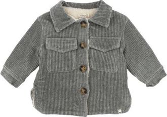 Oh Baby! Corduroy with Snowdrift Shacket in Heather Grey at Nordstrom, Size 12-18M
