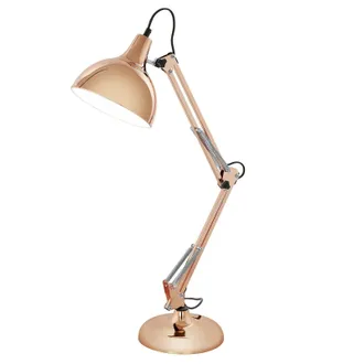 Loops Table Desk Lamp Colour Copper Adjustable In Line Switch Bulb E27 1x40W