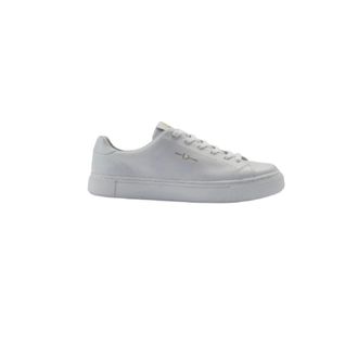 Fred Perry Sneakers, male, White, 10 UK, Timeless White Leather Trainers
