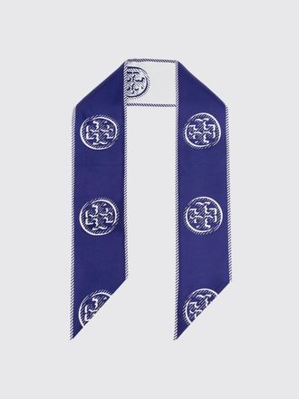 Tory Burch Sciarpa di seta con logo Tory Burch
