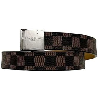 Louis Vuitton Pre-owned Belts, female, Brown, Size: ONE SIZE Pre-owned Canvas Belt