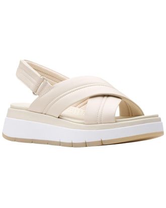 Clarks Tuscan Cross Leather Sandal
