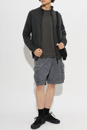 Stone Island Sweatshirt With Stand-up Collar, Mens, Grey