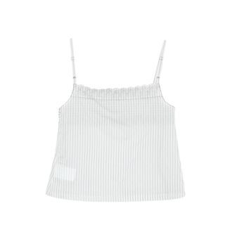 Low Classic Striped Lace Top