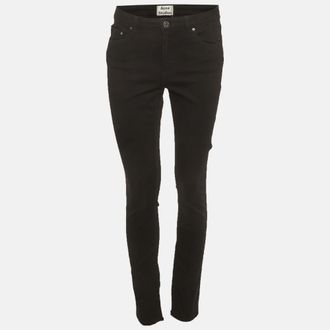 Acne Studios Black Denim Skin Fit Jeans L/waist