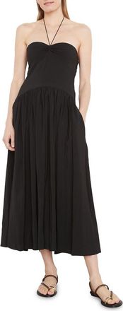 Vince Halter Neck Dress in Black at Nordstrom Rack, Size X-Large