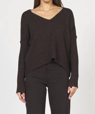 Dear John Denim Clarette Sweater In Chocolate
