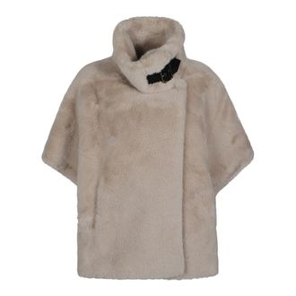 Pinko Pinko, Dames, Jassen, Beige, Maat: XS