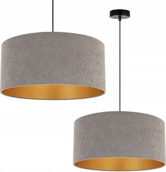 OEM L&aacute;mpara Colgante De Techo L&aacute;mpara De Techo Pantalla De Terciopelo Dorado