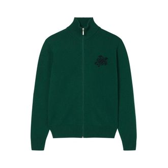 Vilebrequin Petrus Full-zip Sweater - Knitwear - Hombre - Verde - 2XL
