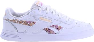 Reebok Female Adult Court Advance White/White/PEAGLO 5.5
