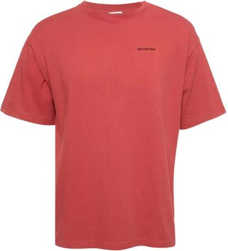 Balenciaga T-shirt con stampa - Rosso