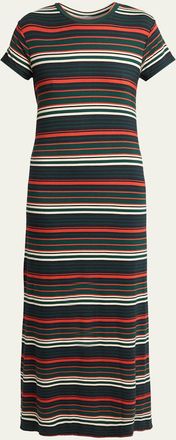 Proenza Schouler Noelle Striped Stretch Cotton Dress
