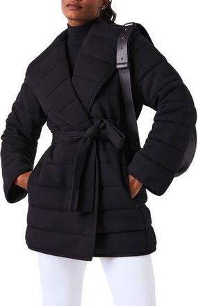 Spanx Puffssentials Coat in Very Black at Nordstrom Rack, Size 1 X