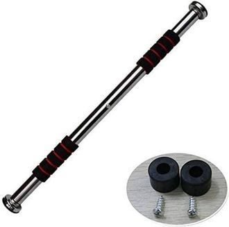Trade Shop Trade Shop - Barra Per Trazioni Porta Regolabile Da 0,6 A 1 Metro Allenamento Fitness Chin Up