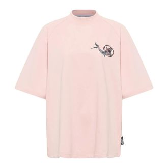 Carlo Colucci Carlo Colucci, T-Shirts, male, Pink, Size: L From Milano to Tokyo T-Shirt