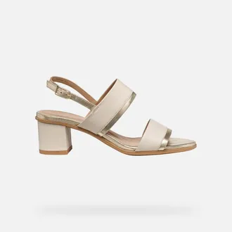Geox Aurely 50 Woman Papyrus/light Gold, Size: 36,5