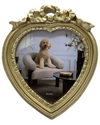Sagebrook Home 5X5 Coquette Heart Photo Frame