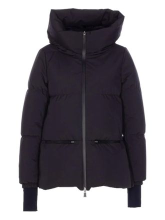 Herno Black 2Layers Hooded Short Jacket
