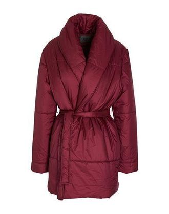 8 by YOOX RECYCLED NYLON BELTED PUFFER MIDI COAT