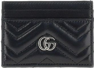 Gucci GG Marmont leather cardholder Woman One Size