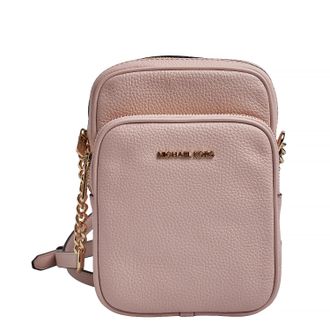Michael Kors Womens Medium Leather Shoulder Bag Jet Set Travel 35H3GTVC2L - Pink - One Size