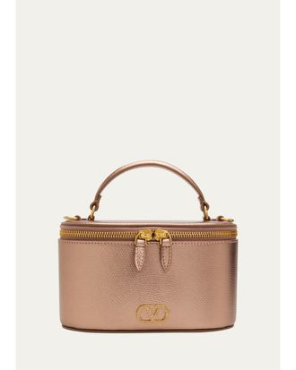Valentino Garavani Metallic Leather Vanity Case