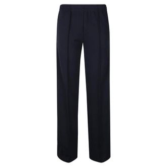 Miu Miu Sweatpants, female, Blue, Size: S Wide Trousers