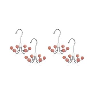 OEM Juego De 4 Perchas Con Capucha Y 6 Bolas, Percha Giratoria De 360&deg; Para Bolsos, Percha Para Bufandas, Ganchos Para Armario, Organizador De Bolsos