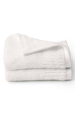 Boll & Branch Set of 2 Ultraplush Organic Cotton Washcloths in Natural White at Nordstrom