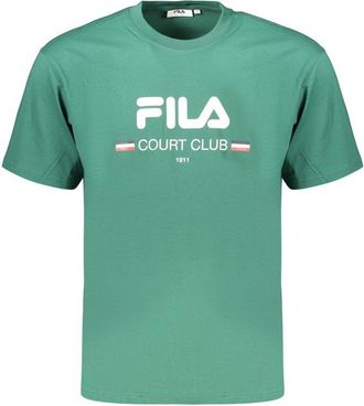 Fila Groene Katoenen Heren T-shirt
