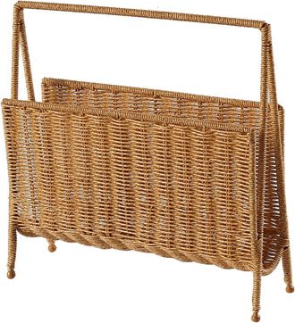 OEM Revistero De Mimbre Marr&oacute;n Claro Para Un Almacenamiento Eficiente En El Hogar
