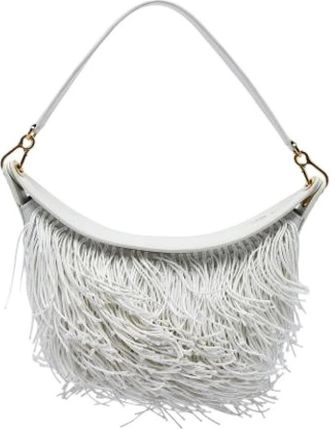 Loewe Pre-owned Hobo Bag - Dames - Vintage Schoudertas - Wit - ONE Size - Leer - Vintage