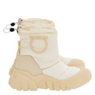 Ferragamo Gancini Padded Ski Boots, Size 9