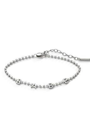 Alex and Ani Babe Tennis Chain Bracelet in Silver at Nordstrom