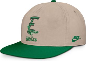 Nike Philadelphia Eagles Rewind Pro Nike Mens NFL Adjustable Hat in Brown | NF570HBT86V-SF5