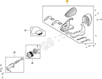 STIGA Sports Kit Tapa Motor Original Stiga Bc 900 D Li 48 - 118811327/0