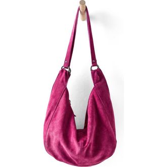 Free People We the Free Roma Suede Tote Bag in Fuchsia at Nordstrom