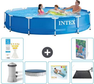 Intex Piscina Con Estructura Redonda - 366x76 Cm - 7-piezas S219