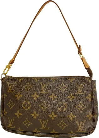 Louis Vuitton Brown Pouch (Pre-Owned)