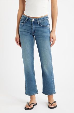 Rag & Bone Harlow Low Rise Ankle Straight Leg Jeans in Easton at Nordstrom, Size 23