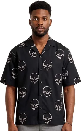 HUGO BOSS Black Relaxed Graphic Shirts