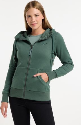 Ragwear Kapuzensweatjacke RAGWEAR NESKIA ZIP, Damen, Gr. 3XL, pine gr&uuml;n, Sweatware, Obermaterial: 70% Baumwolle, 30% Polyester, unifarben, normal, Rundhals, S
