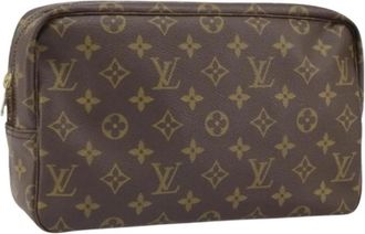 Louis Vuitton Pre-owned Canvas Clutch - Dames - Vintage Clutch - Bruin - ONE Size - Vintage