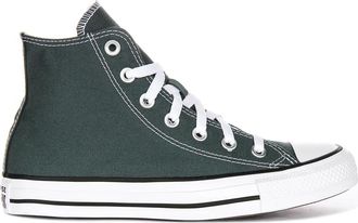 Converse Hoge Top Textiel Trainers in Groen - Heren - Sneakers - Groen - 43 EU - Schoenen