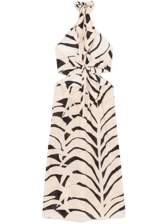 Johanna Ortiz The Rhythm Of Sea midi dress - Neutrals