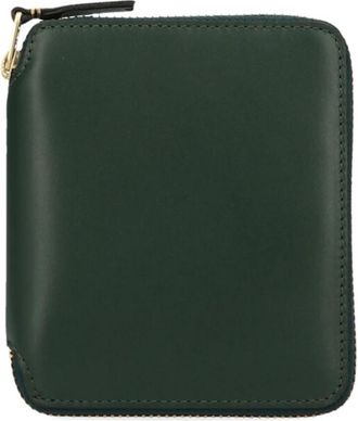 Comme Des Gar&ccedil;ons Arecalf Wallet - Heren - Portefeuilles - Groen - ONE Size - Leer - Accessoires