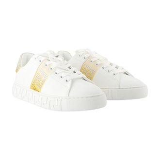 Versace Greek Sneaker - White